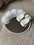 FLORA - Porte alliances miroir floral