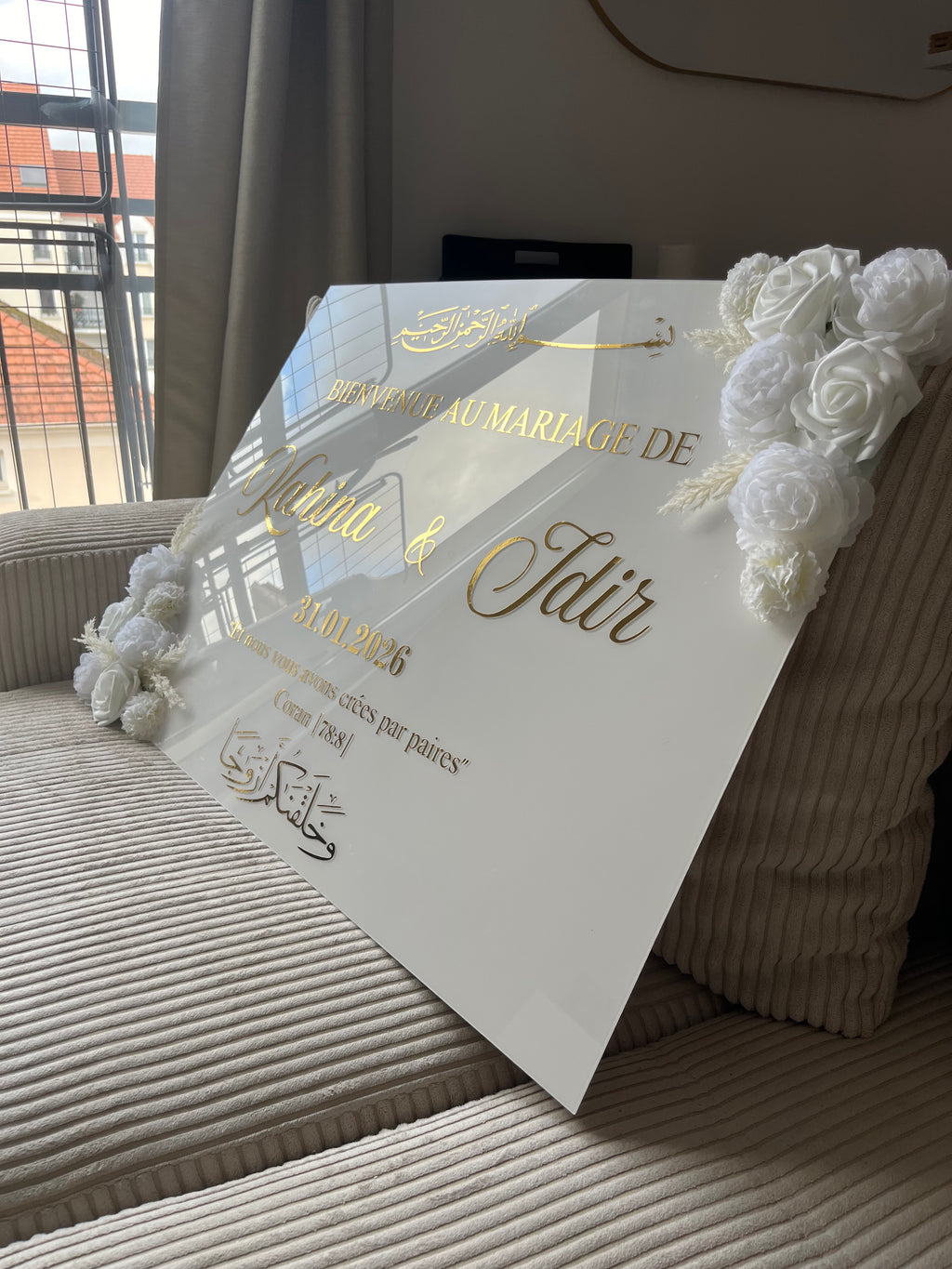 IMPERIAL – Panneau de bienvenue rectangle