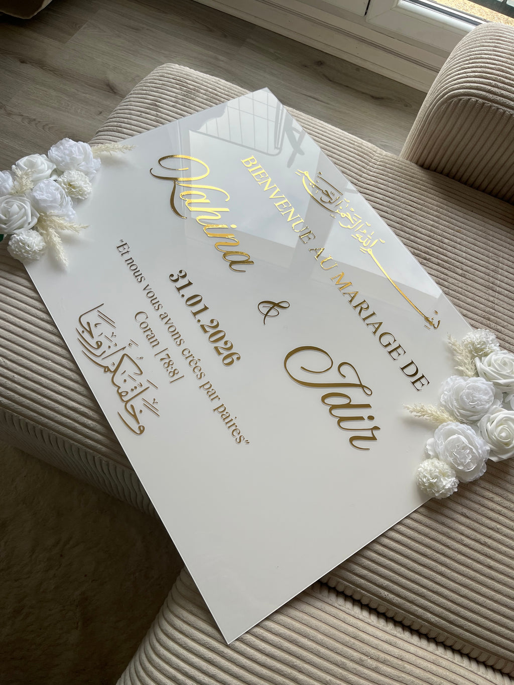 IMPERIAL – Panneau de bienvenue rectangle