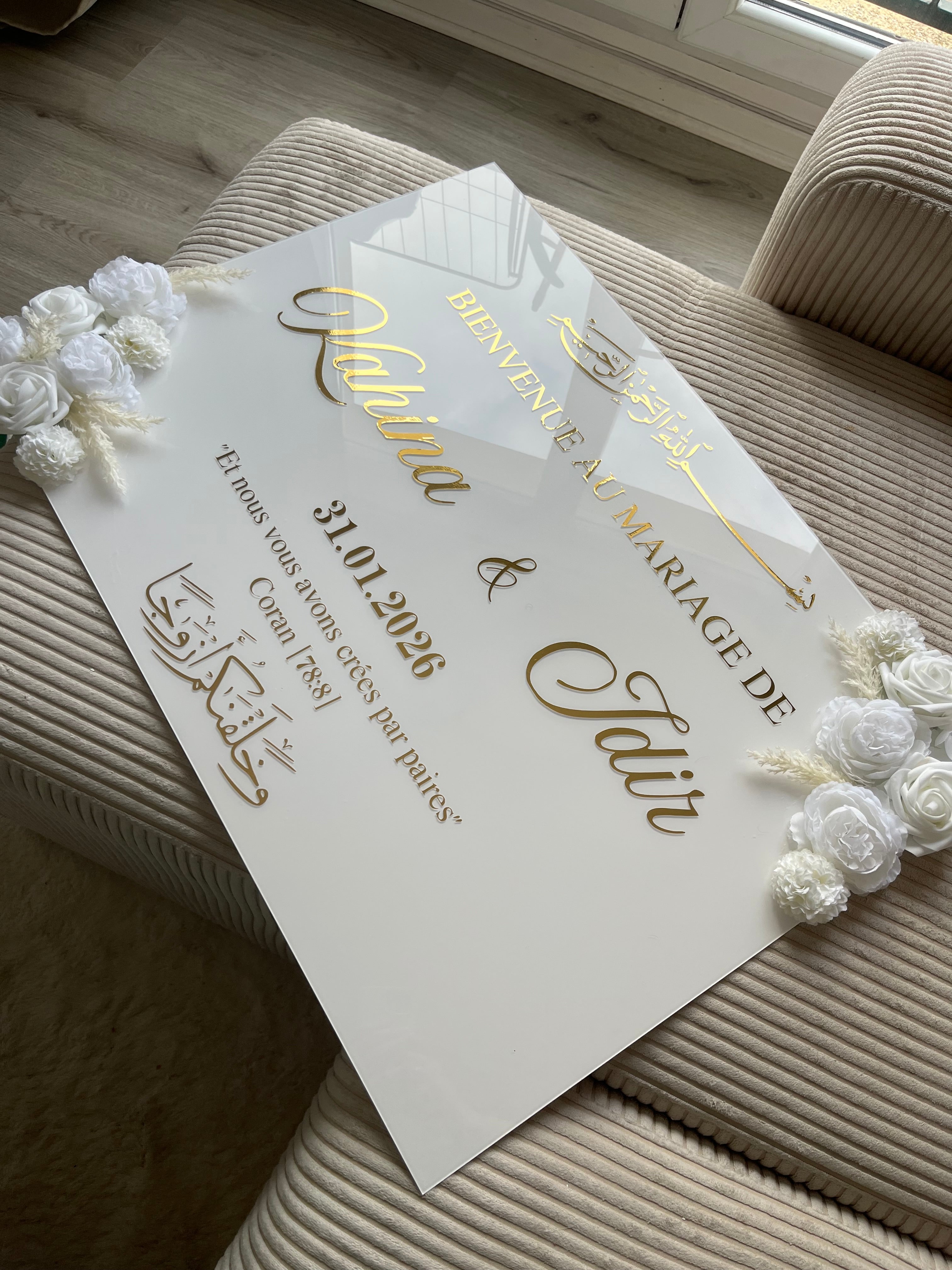 IMPERIAL – Panneau de bienvenue rectangle