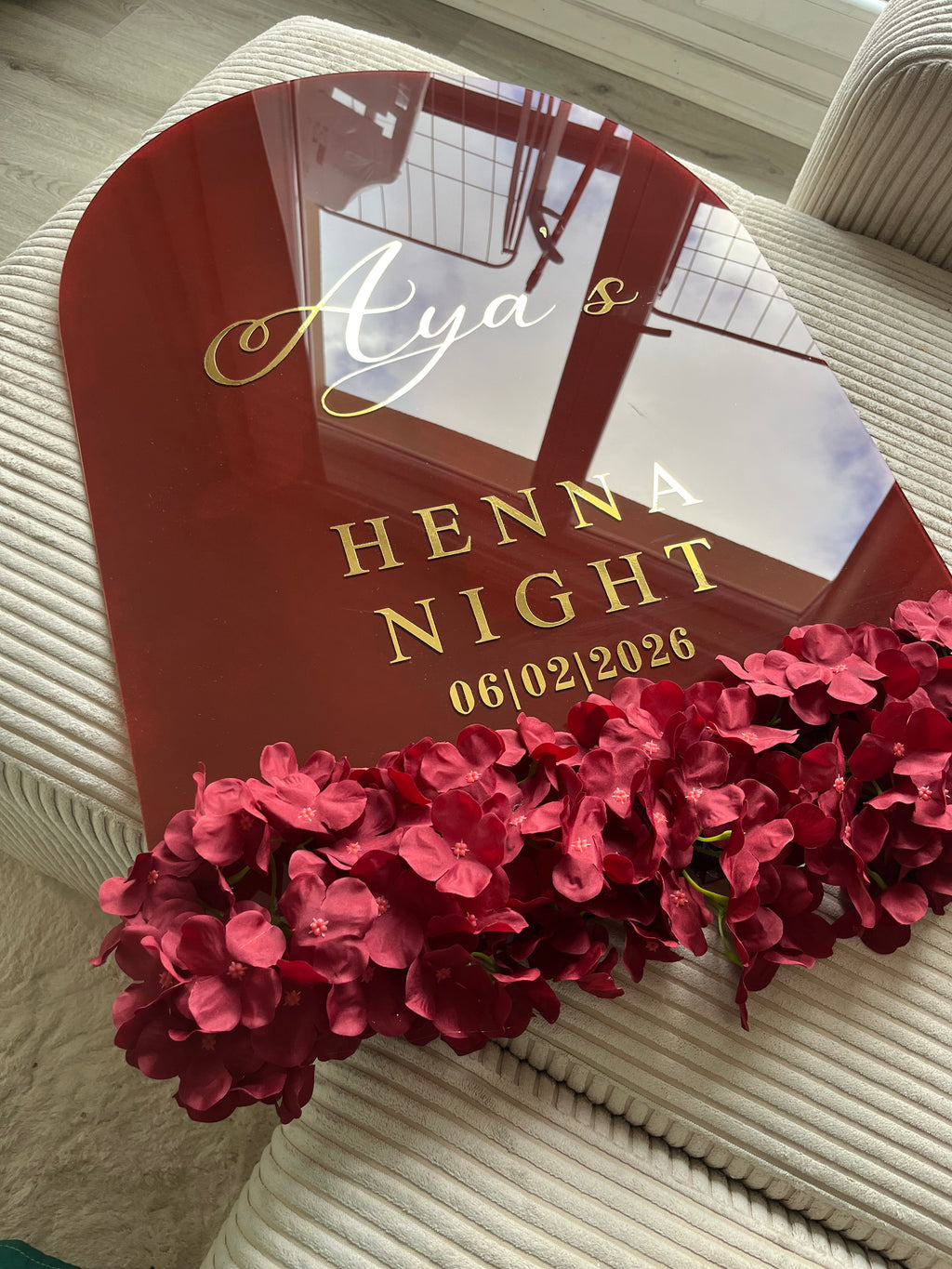 RUBY – Panneau arche Henna