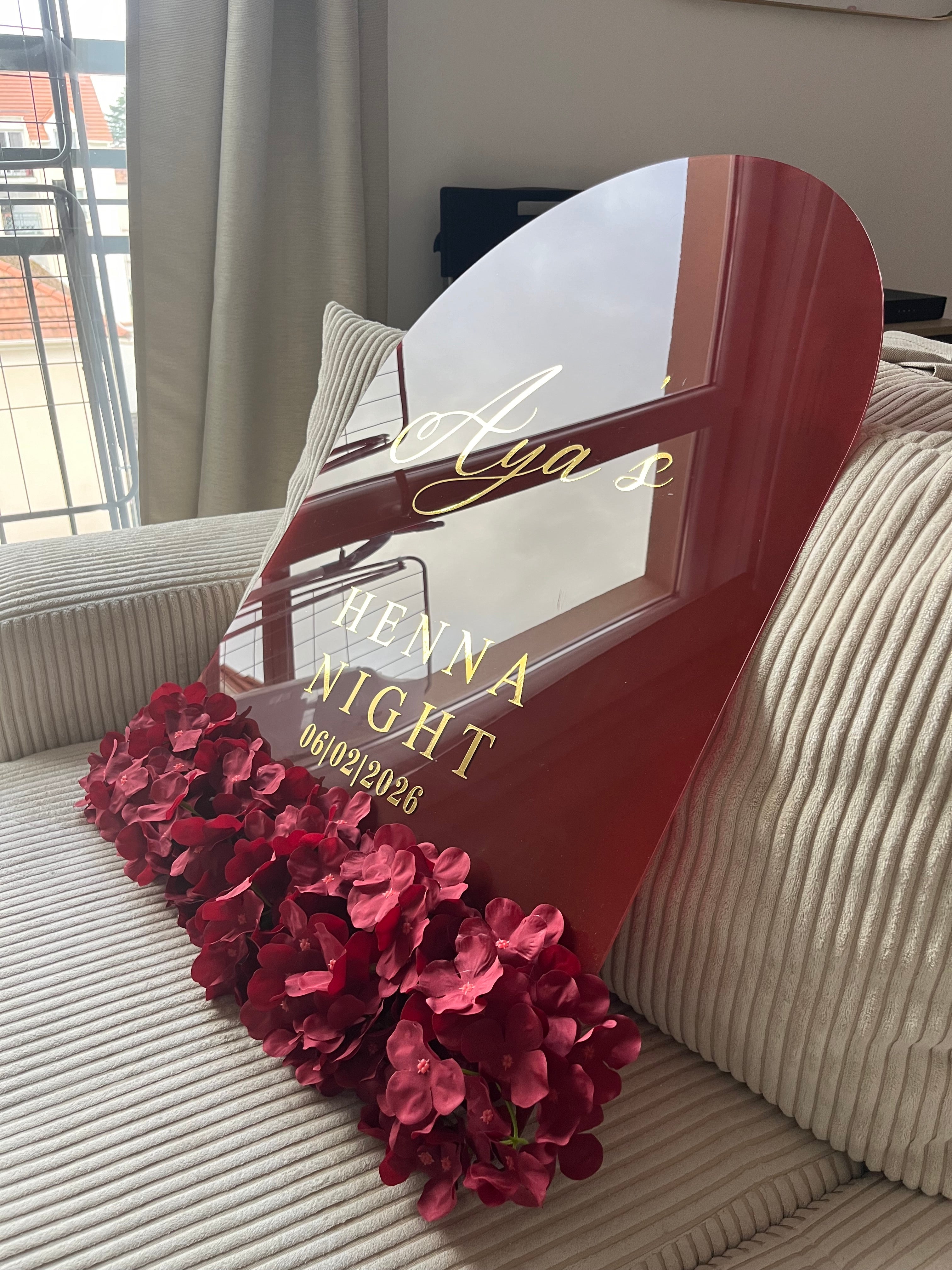 RUBY – Panneau arche Henna