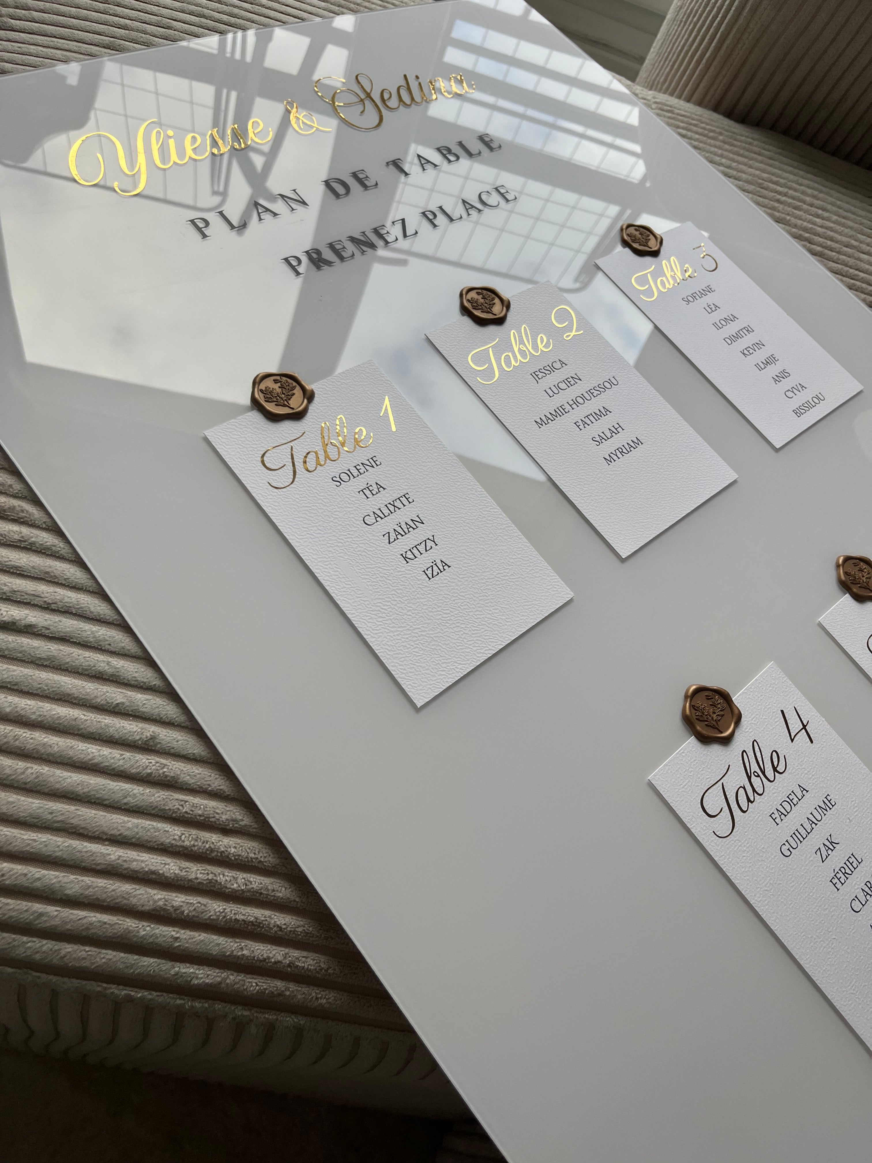 PRESTIGE – Plan de Table