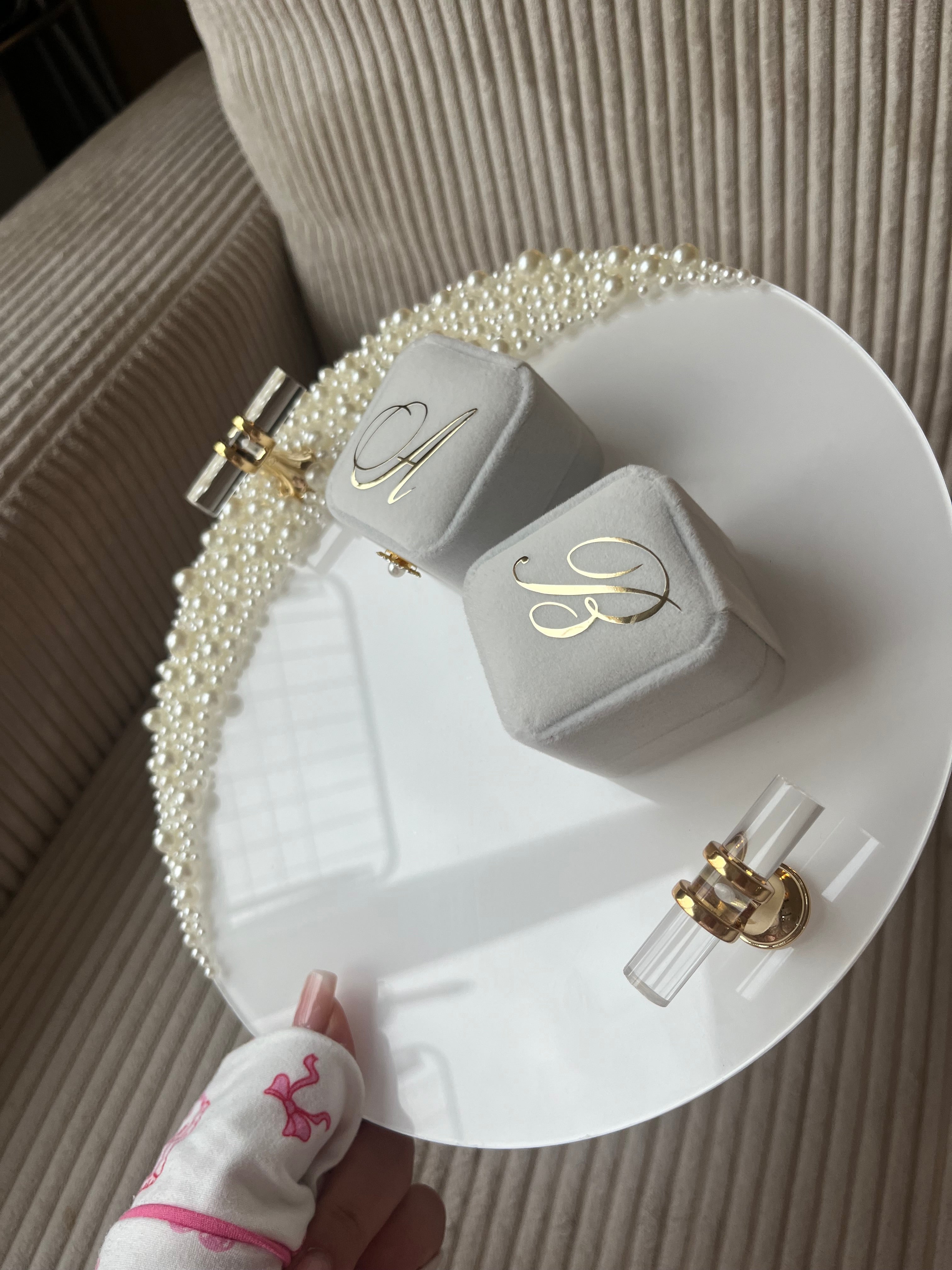 PEARL - Porte alliances perlée