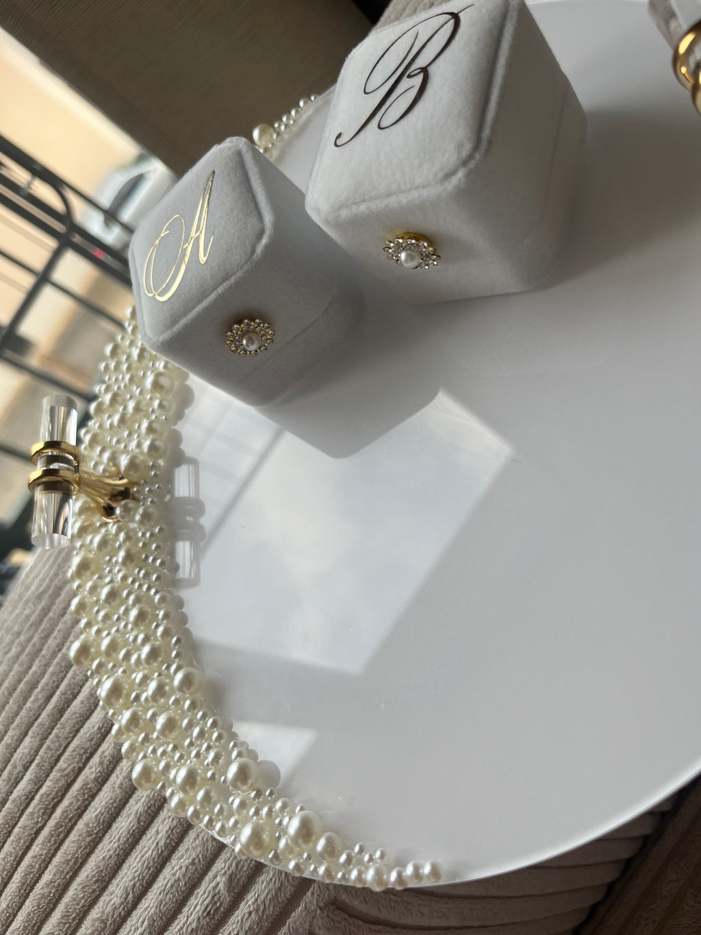 PEARL - Porte alliances perlée