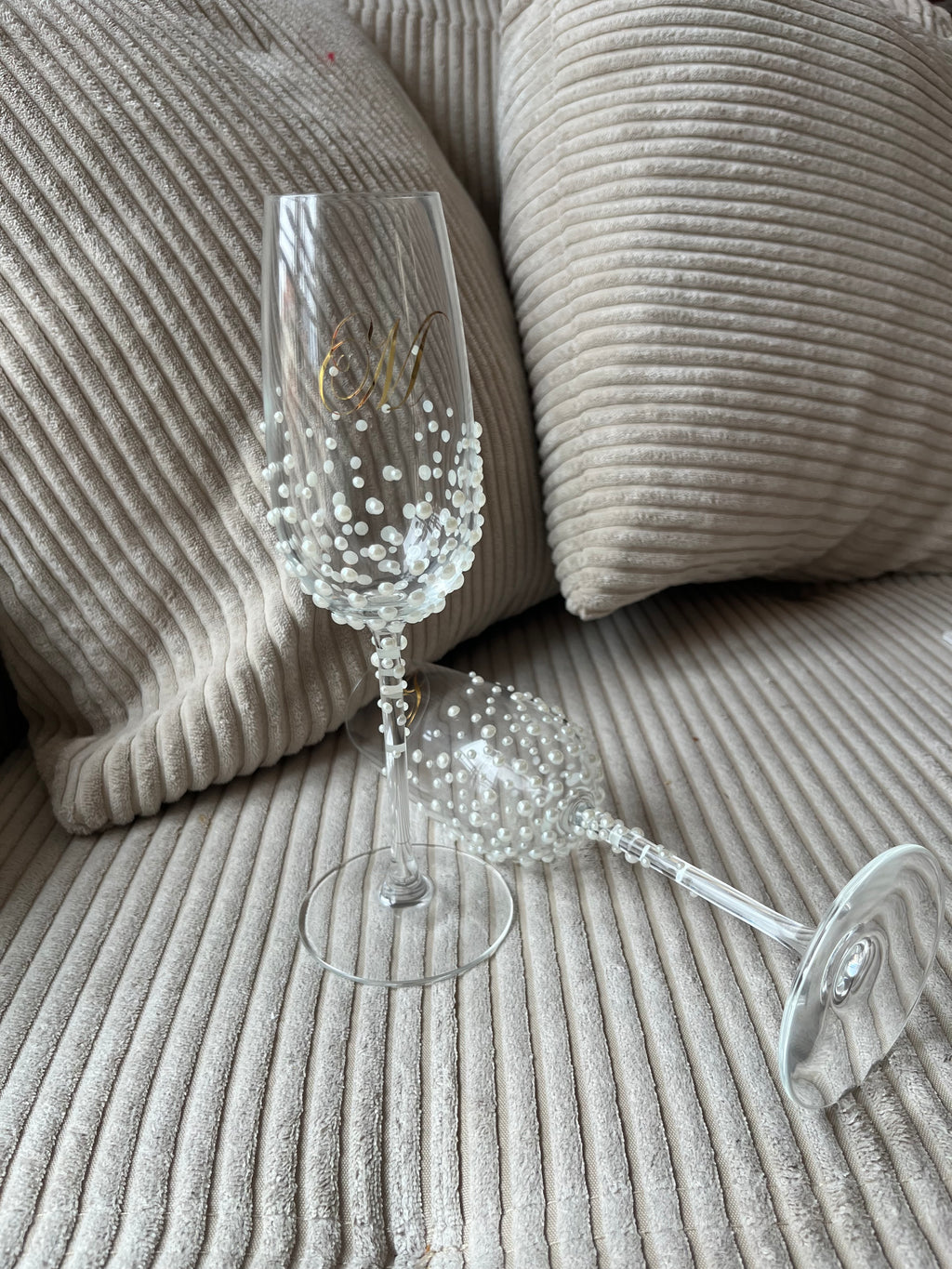 Flûtes PEARLA – Perles ivoire