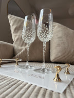 Flûtes PEARLA – Perles ivoire