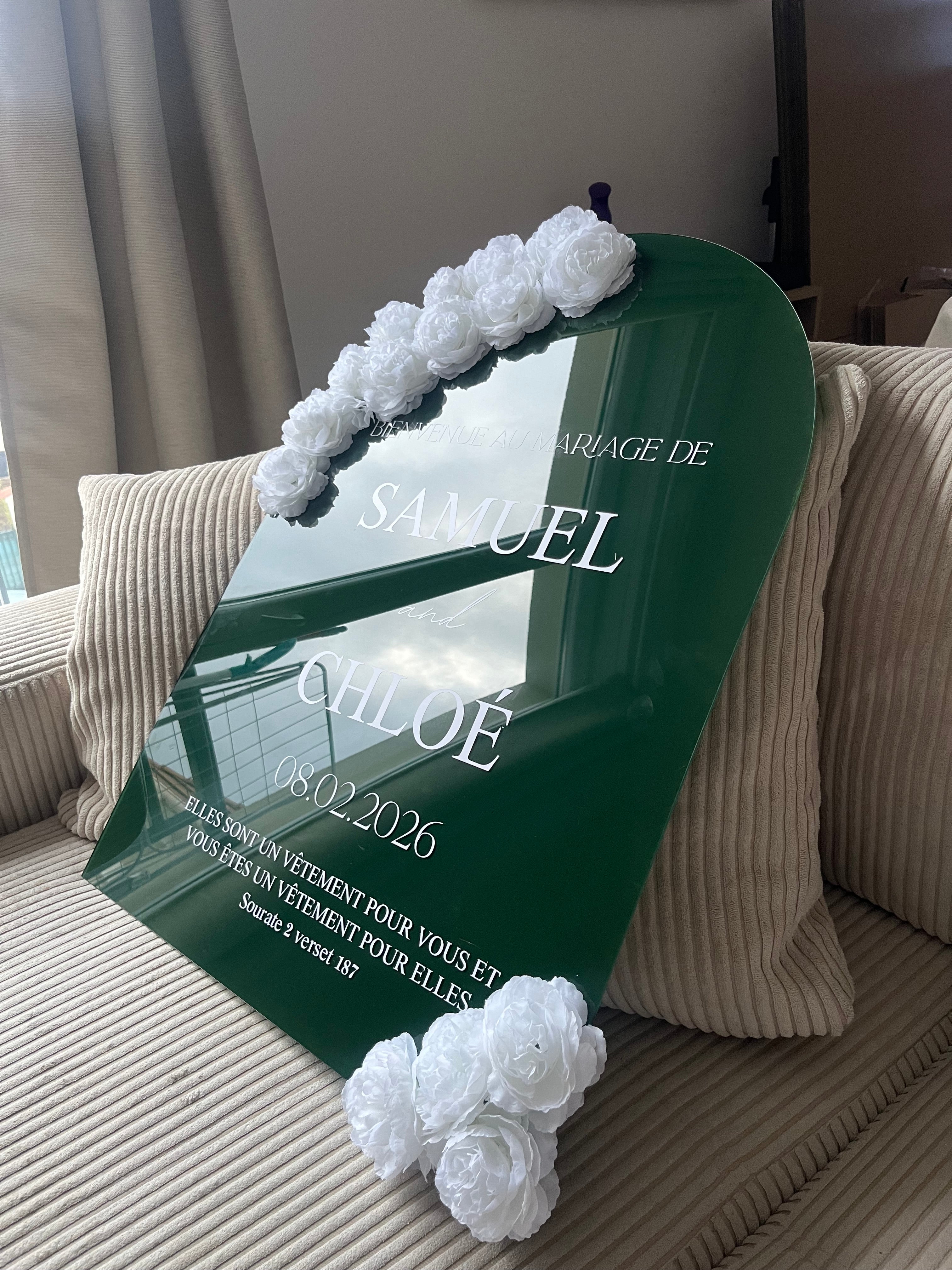 EMERALD – Panneau arche personnalisé