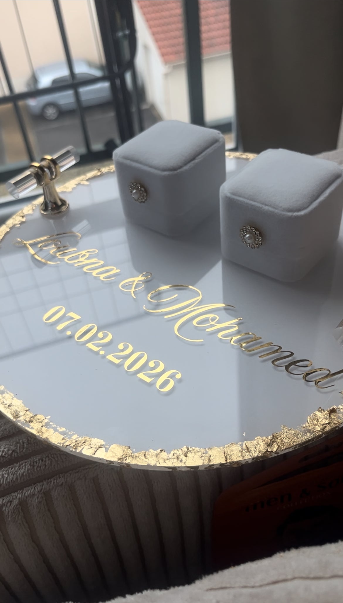 DHAHAB - Porte alliances rond