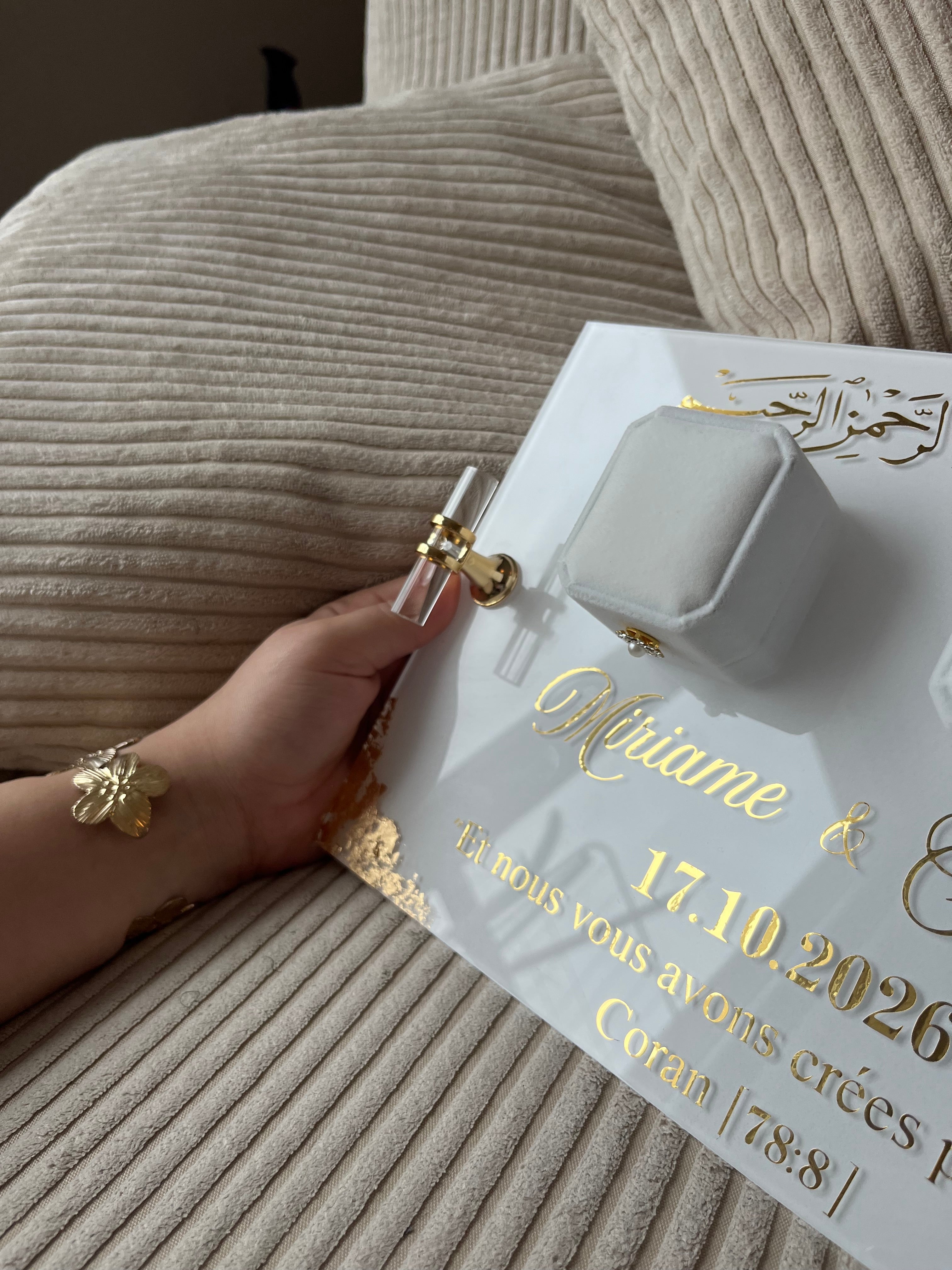 IVORY - Porte alliances rectangulaire