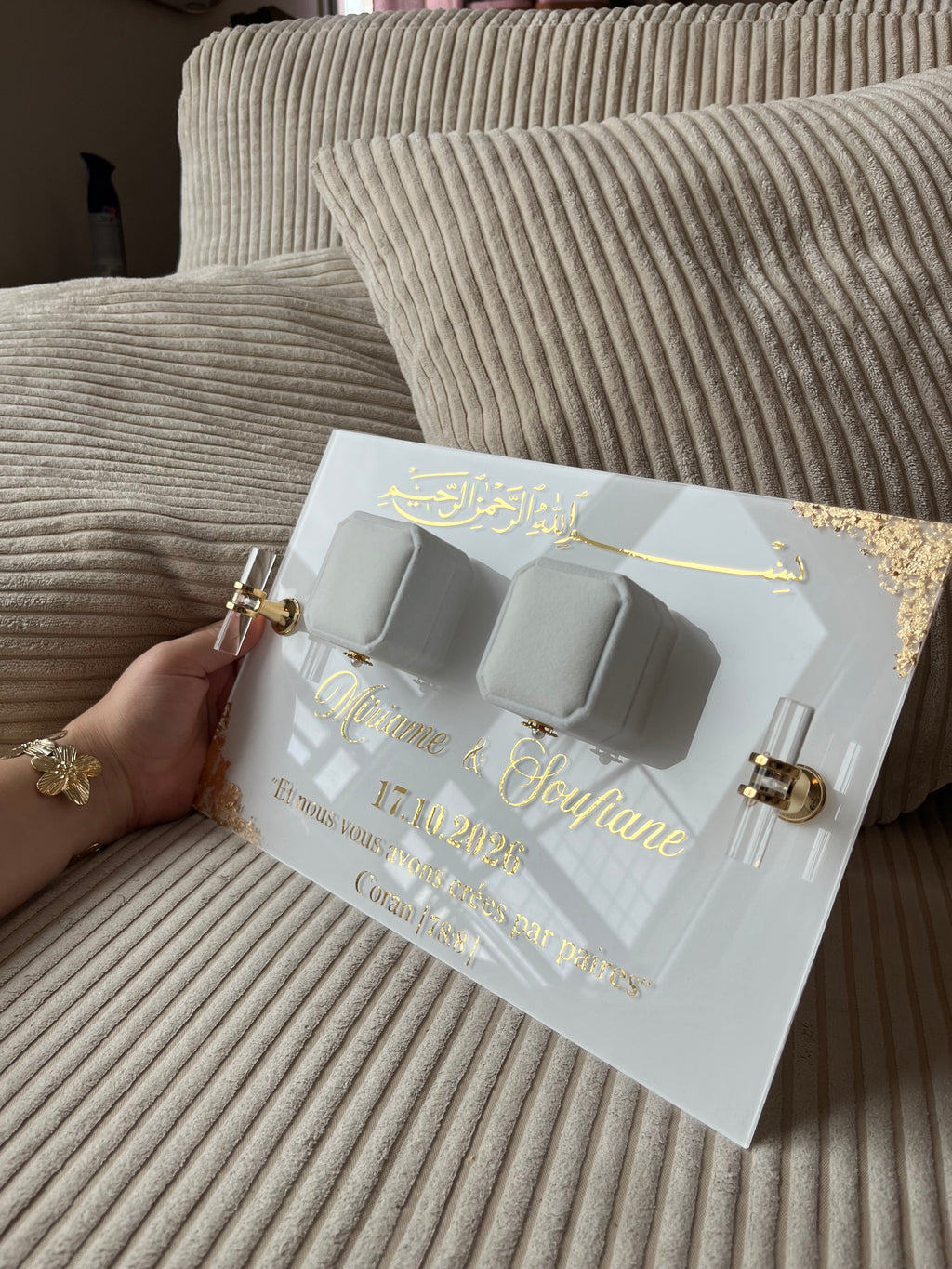 IVORY - Porte alliances rectangulaire