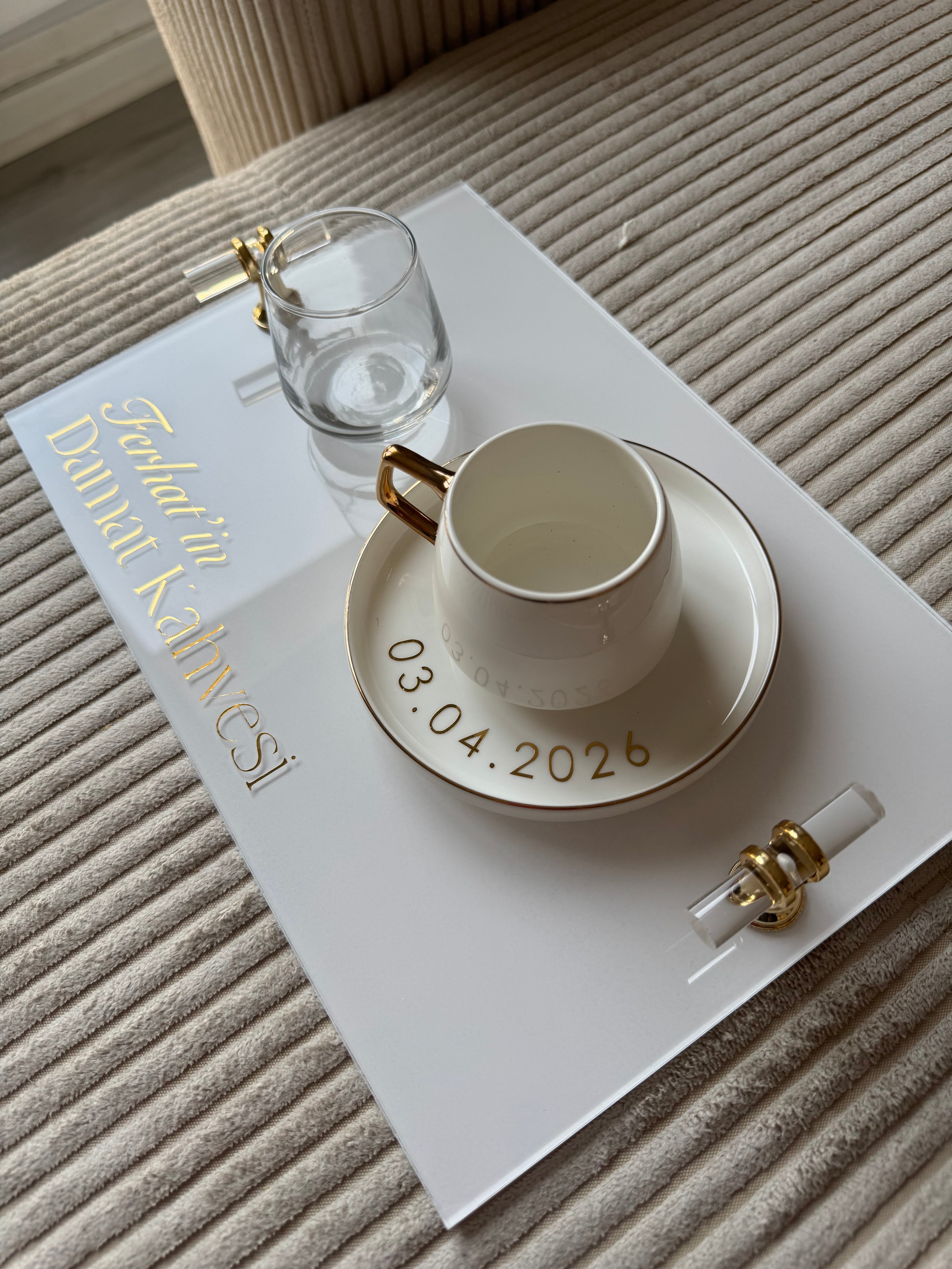 TURKA – Plateau verres