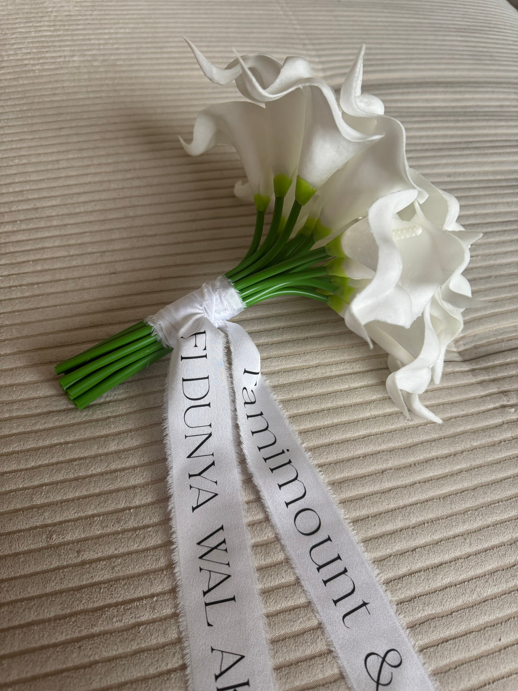 Bouquet KATE - Callas blancs minimalistes