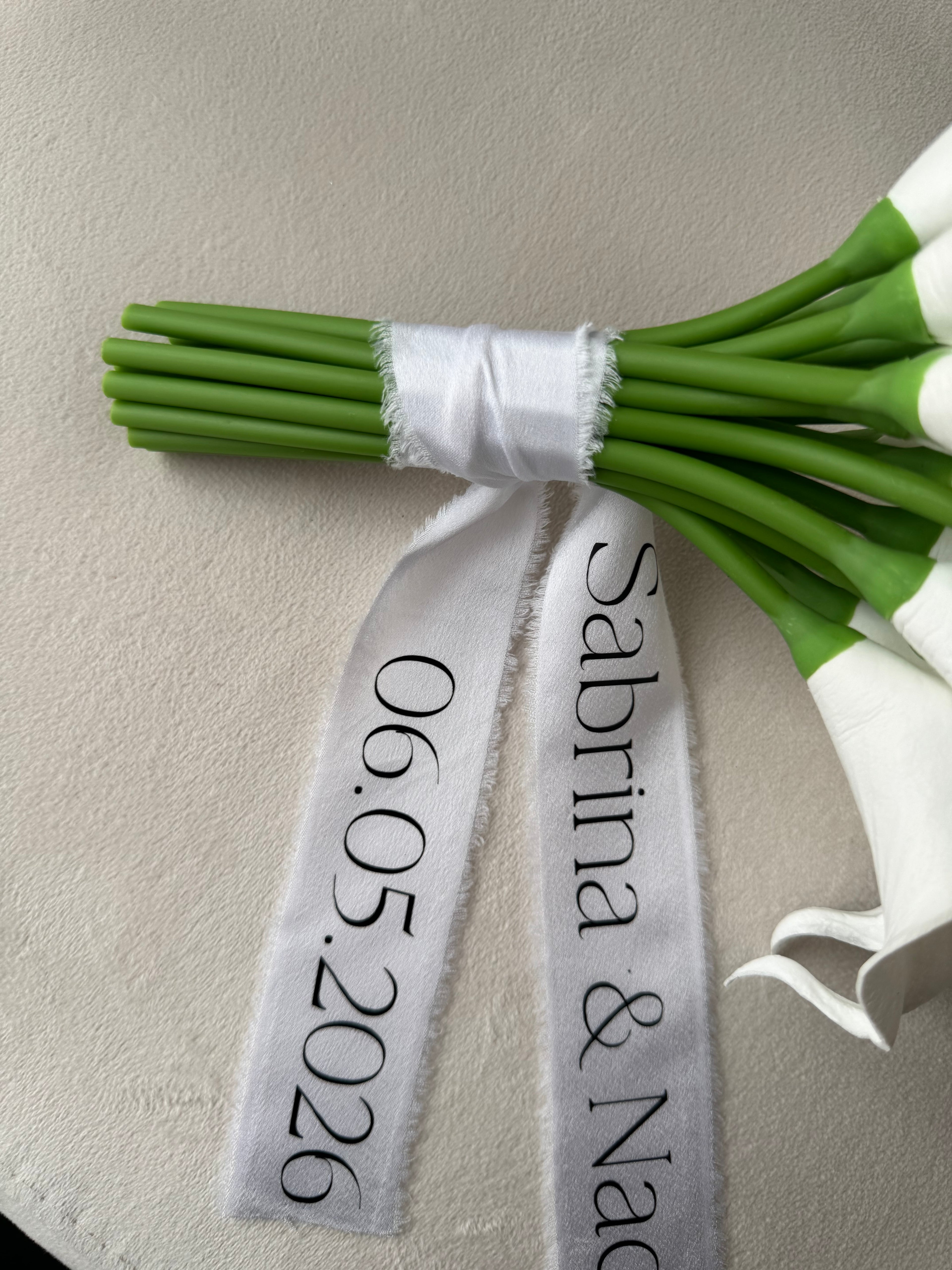 Ruban personnalisé pour bouquet