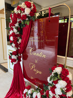 Décor de bienvenue personnalisé « Le Rubis »