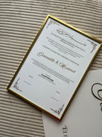 AMANAH – Certificat d'union avec signatures