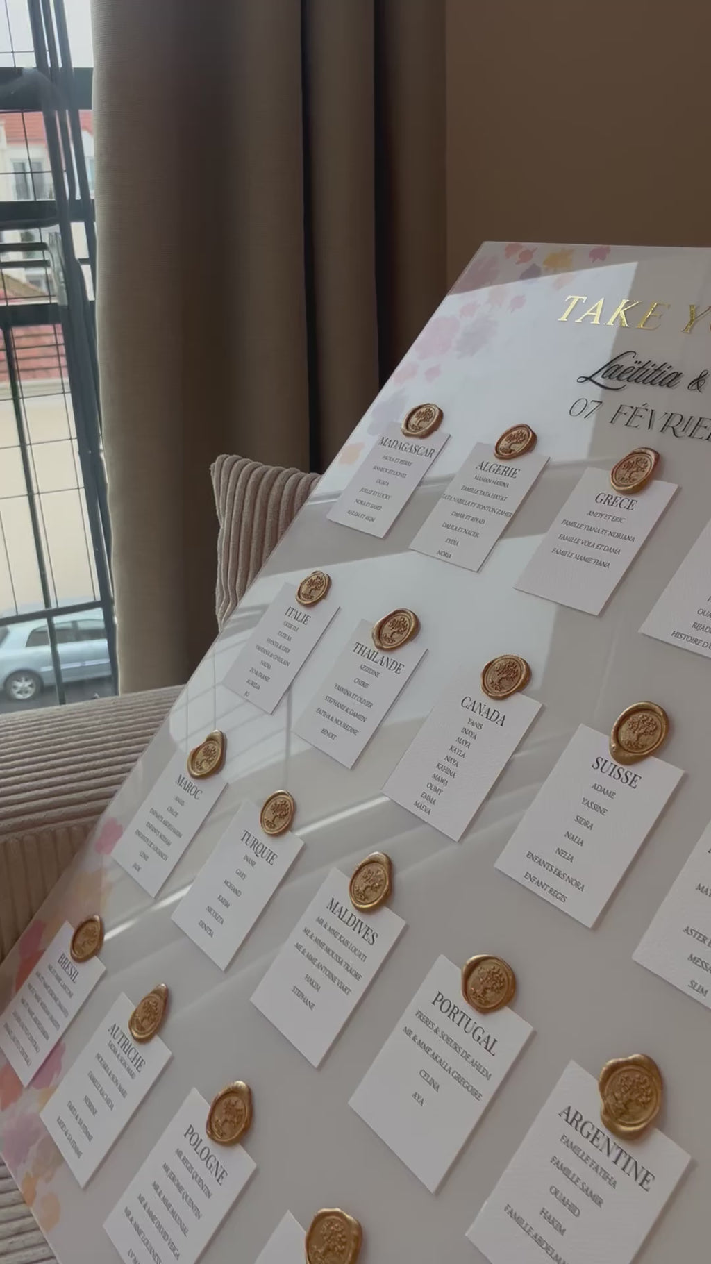 BLOSSOM – Plan de Table