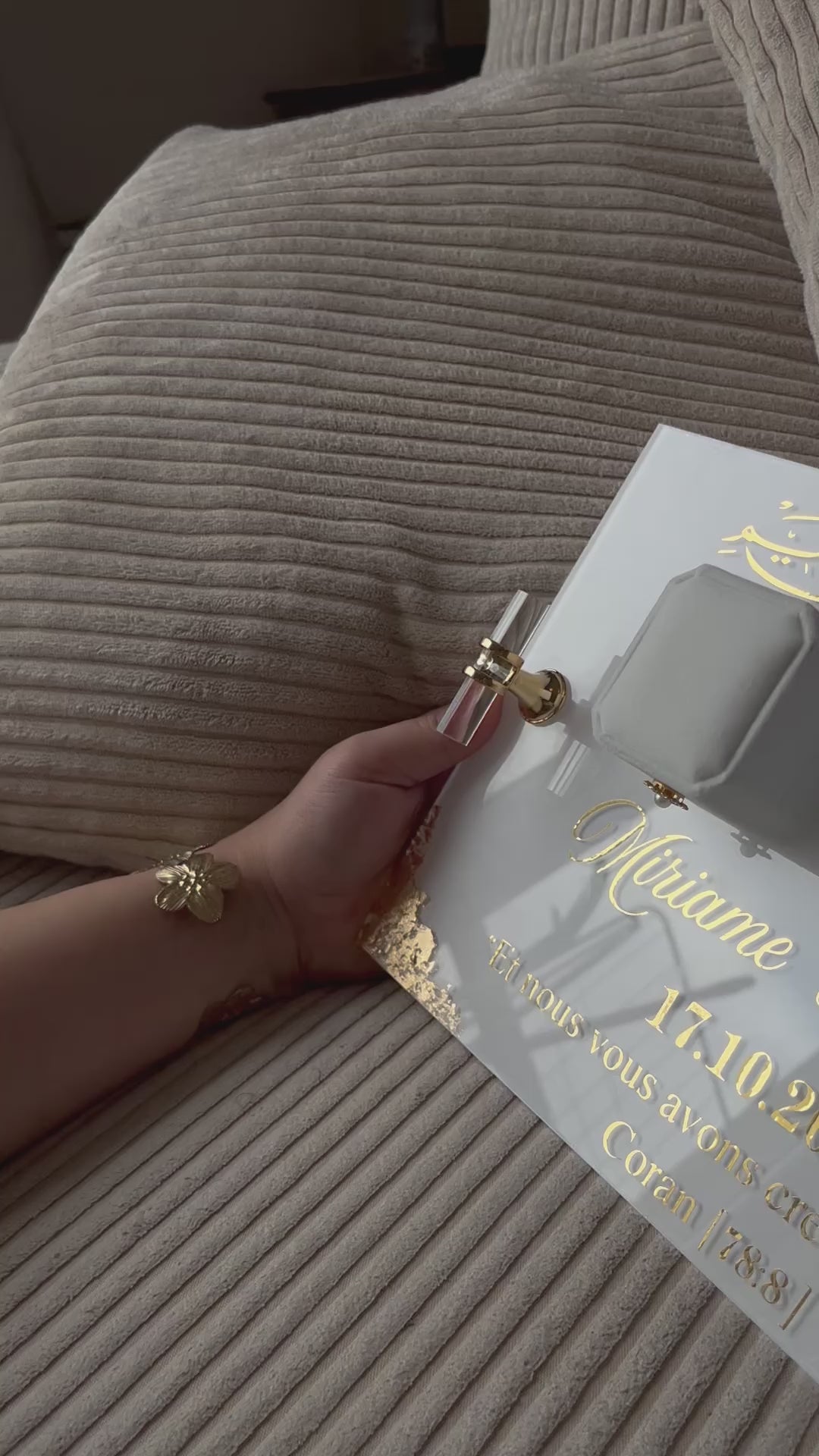 IVORY - Porte alliances rectangulaire