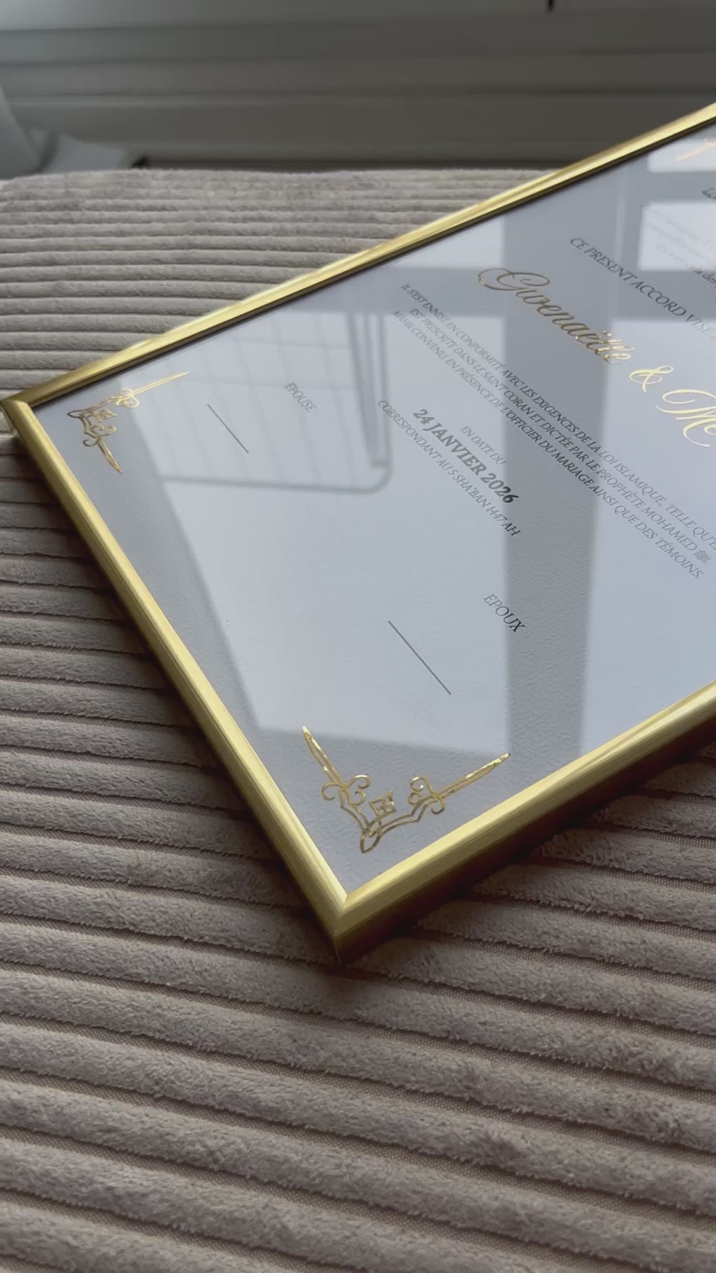 AMANAH – Certificat de mariage