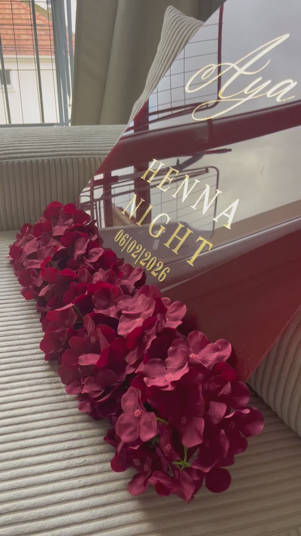 RUBY – Panneau arche Henna