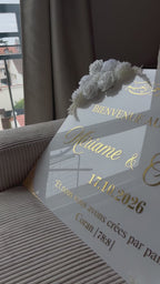 RAJWA - Panneau rectangle floral