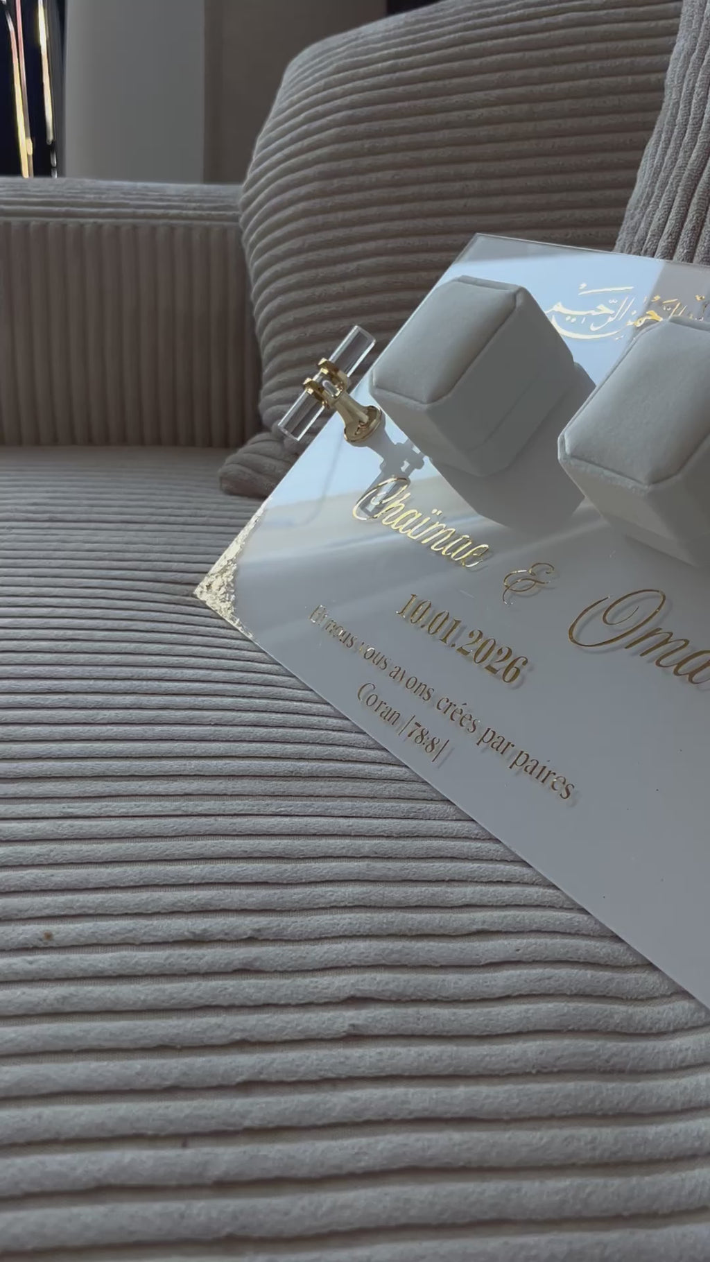 IVORY - Porte alliances rectangulaire