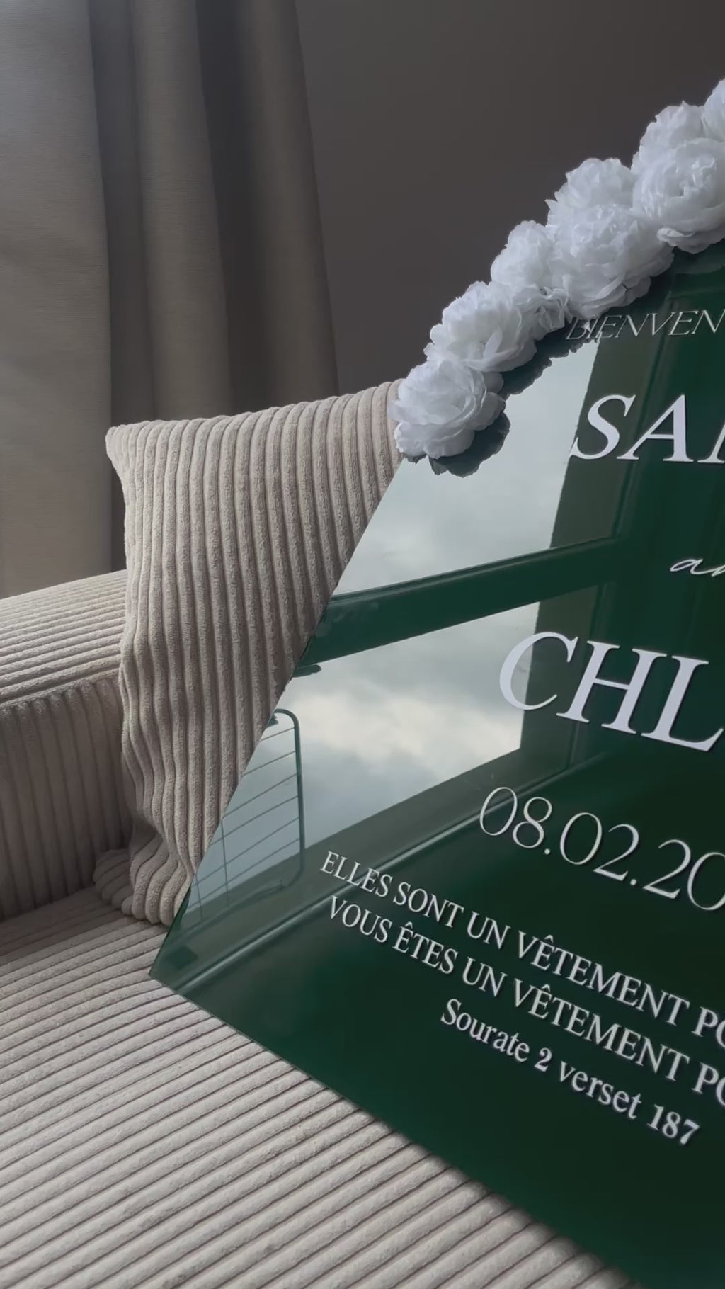 EMERALD – Panneau arche personnalisé