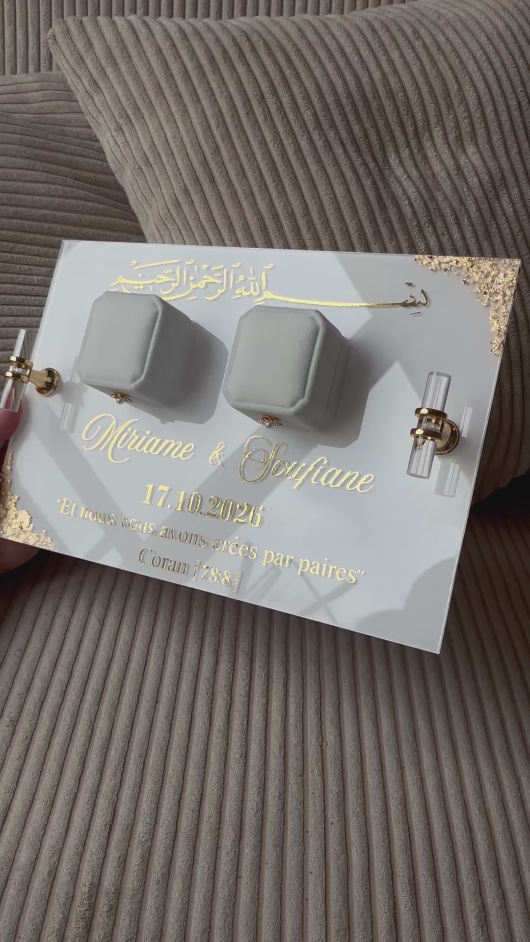 IVORY - Porte alliances rectangulaire