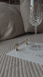 Flûtes PEARLA – Perles ivoire