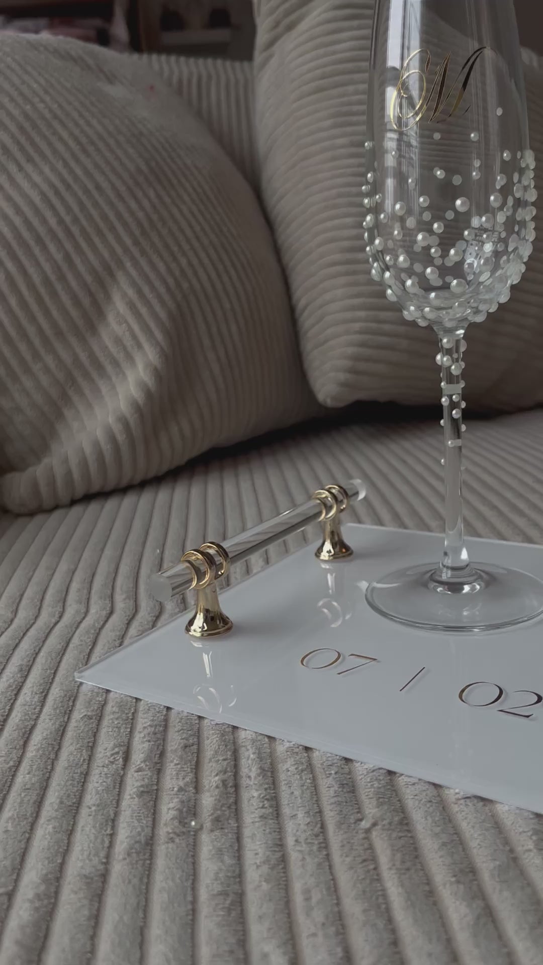 Flûtes PEARLA – Perles ivoire